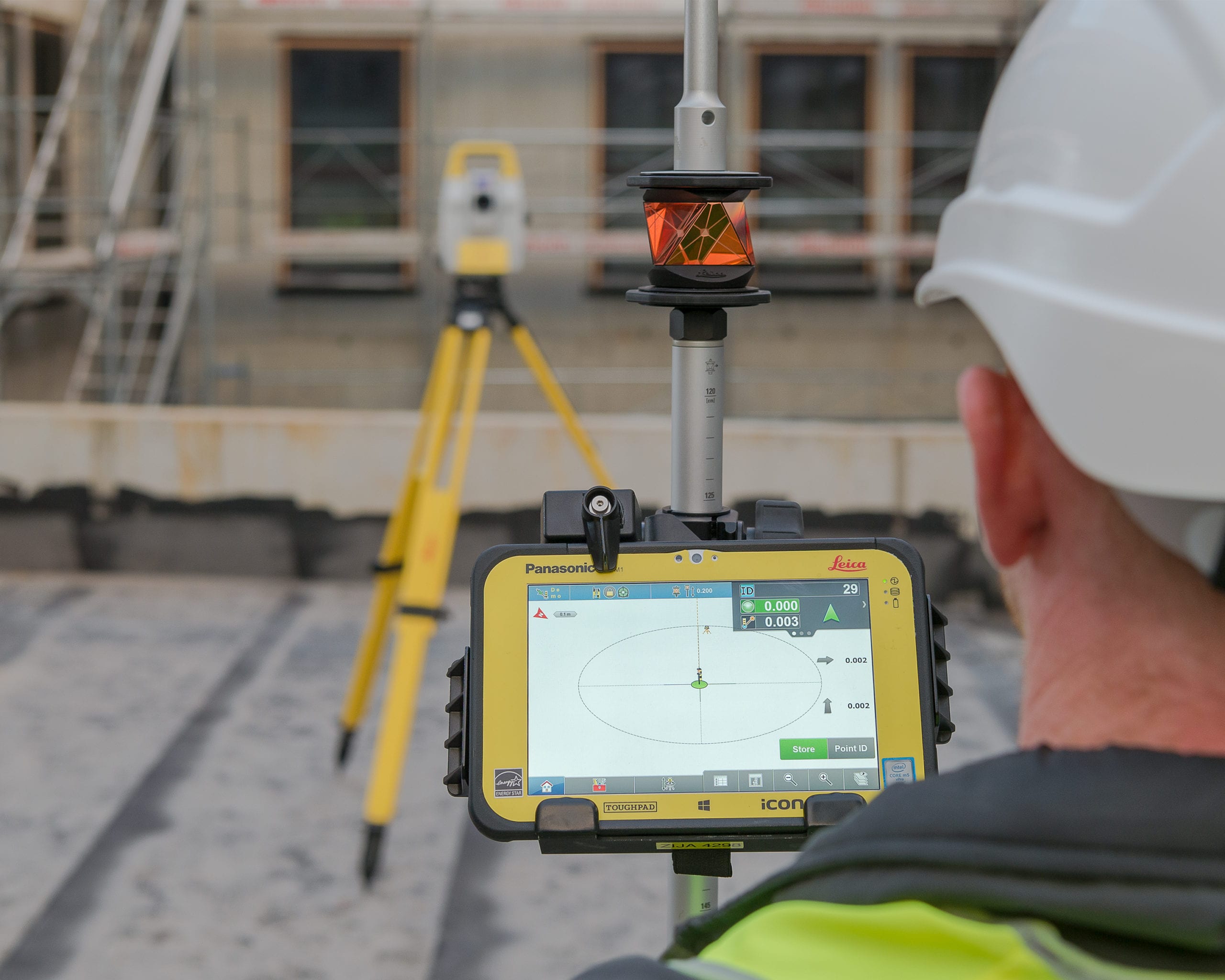 Construction Layout Total Station Tool Leica iCON iCT30