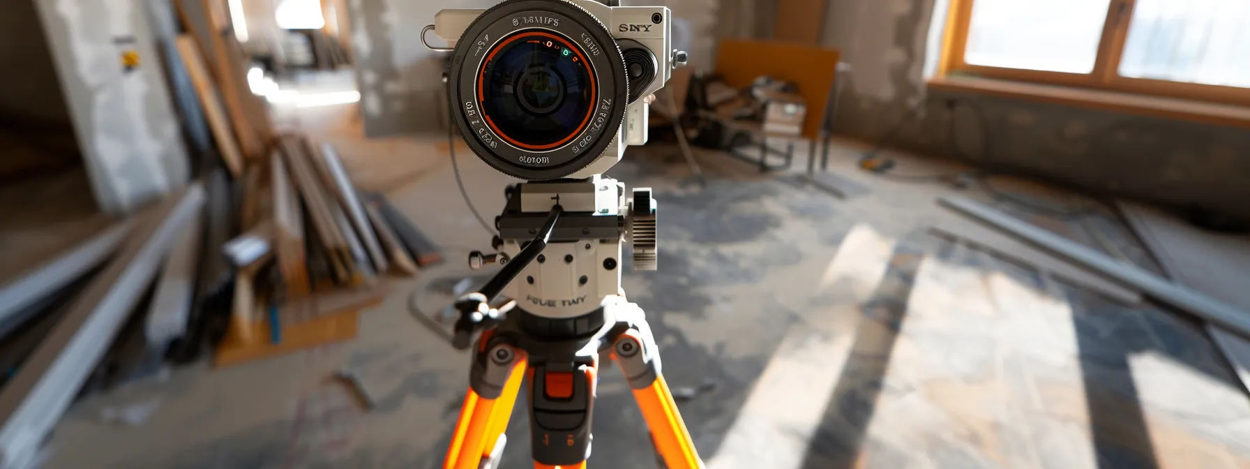 A precise total station set on a tripod with a circular bubble level for fine tuning, centered over survey markers for accurate measurements.